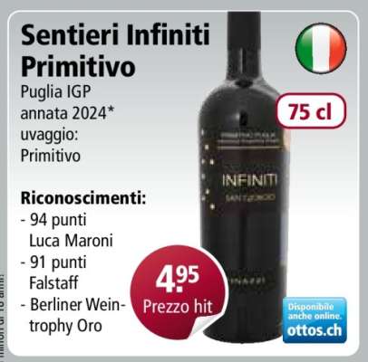 Sentieri Infiniti Primitivo