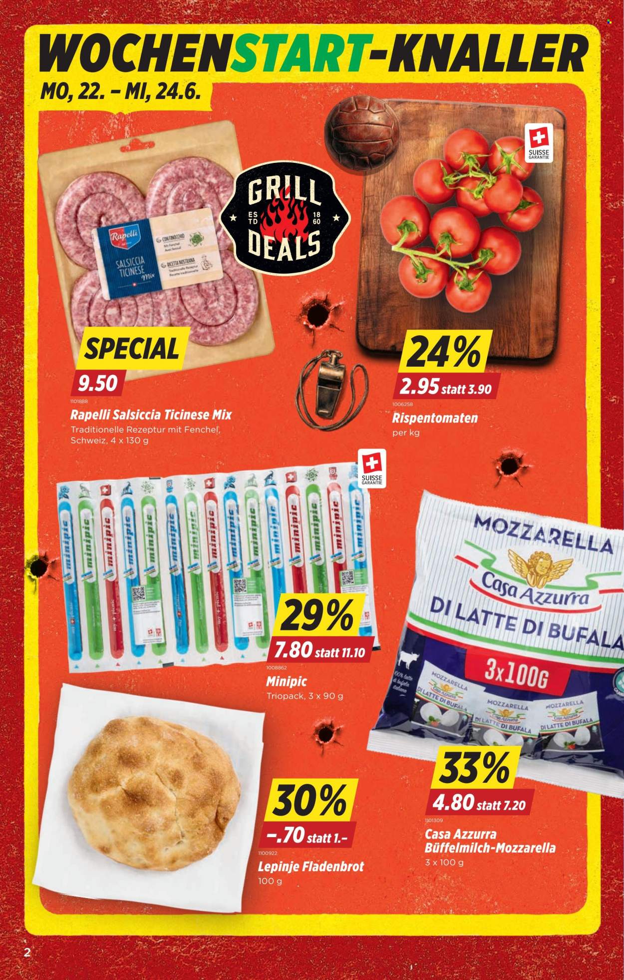 Volantino Denner - 18.6.2026 - 24.6.2026. Pagina 2. Pagina 2