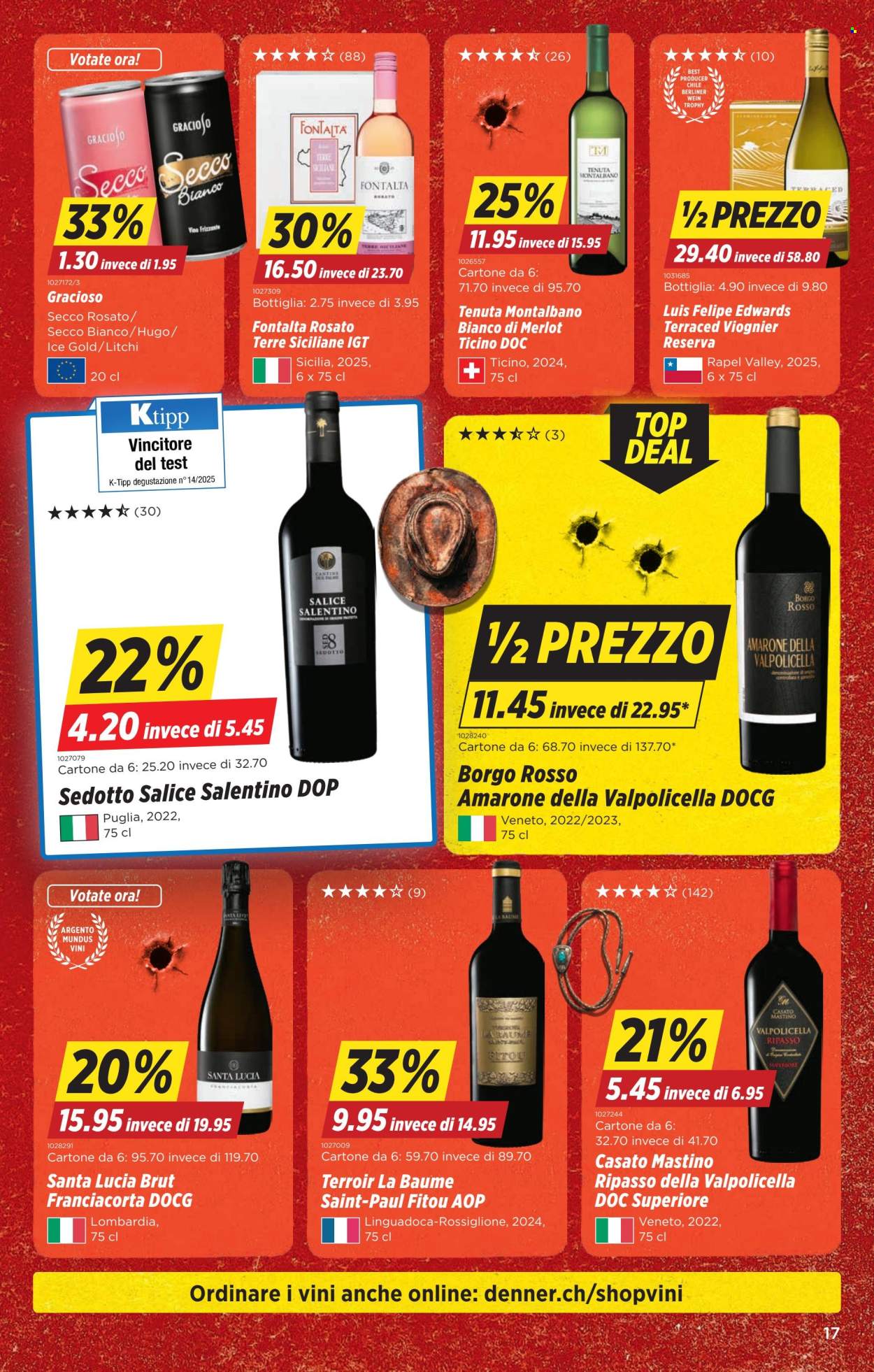 Volantino Denner - 18.6.2026 - 24.6.2026. Pagina 17. Pagina 17
