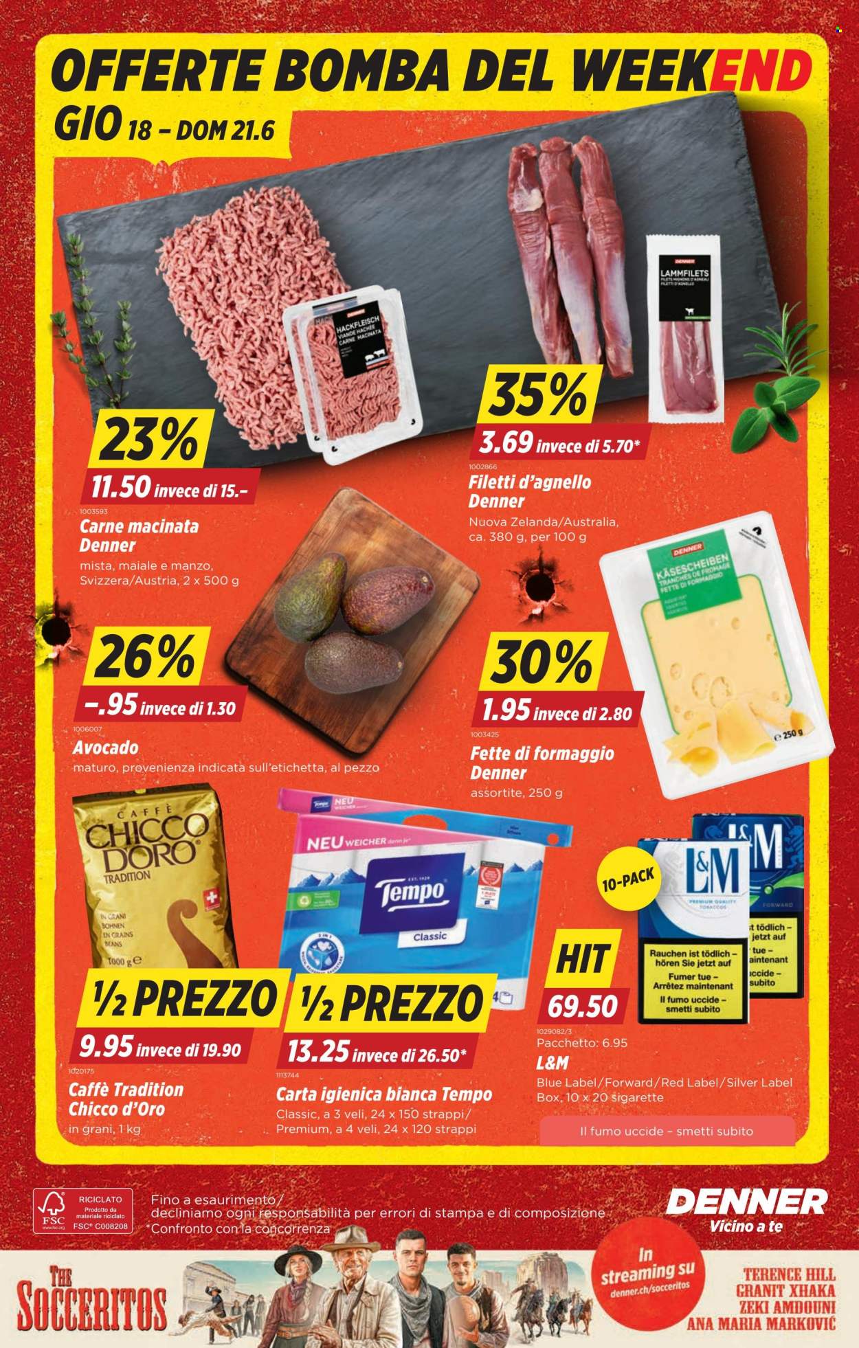 Volantino Denner - 18.6.2026 - 24.6.2026. Pagina 22. Pagina 22
