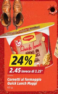 Cornetti al formaggio Quick Lunch Maggi