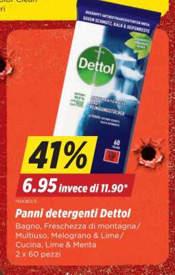 Panni detergenti Dettol