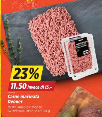 Carne macinata Denner