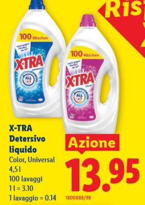 X-TRA Detersivo liquido