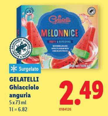 GELATELLI Ghiacciolo anguria
