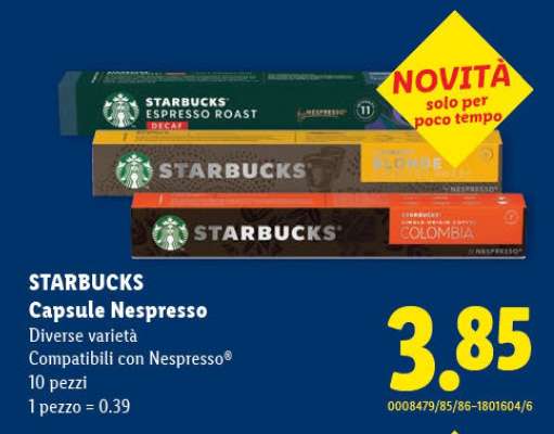 STARBUCKS Capsule Nespresso