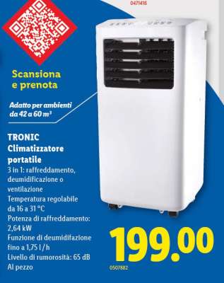 TRONIC Climatizzatore portatile