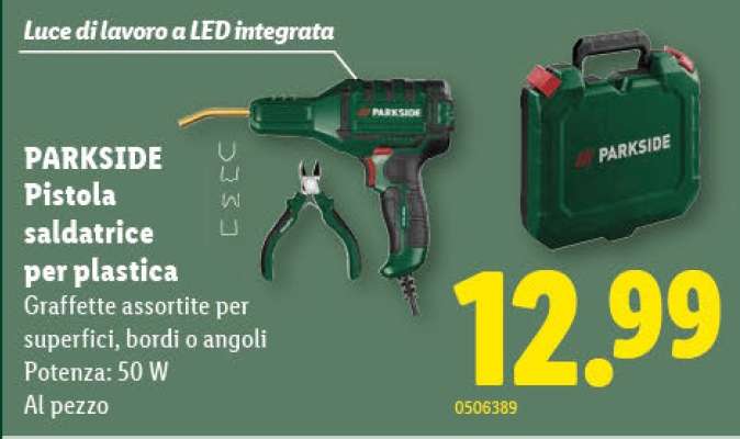 PARKSIDE Pistola saldatrice per plastica