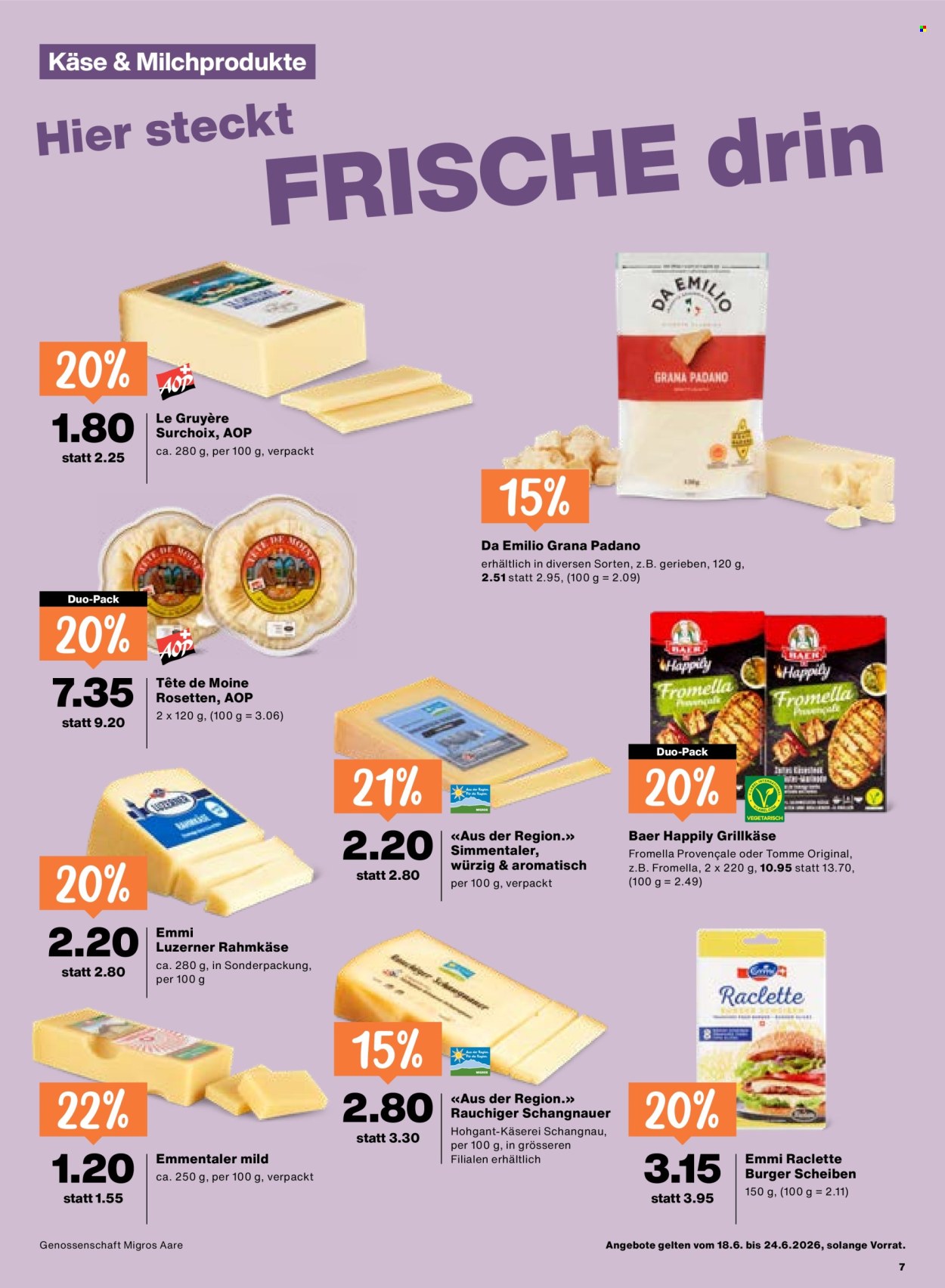 Volantino Migros - 18.6.2026 - 24.6.2026. Pagina 7. Pagina 7