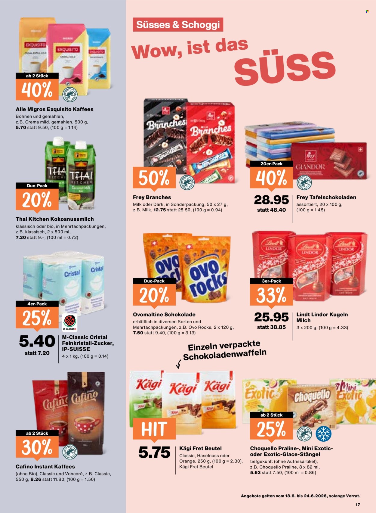 Volantino Migros - 18.6.2026 - 24.6.2026. Pagina 17. Pagina 17