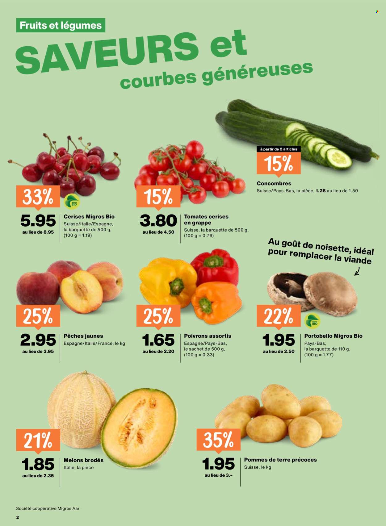 Volantino Migros - 18.6.2026 - 24.6.2026. Pagina 2. Pagina 2