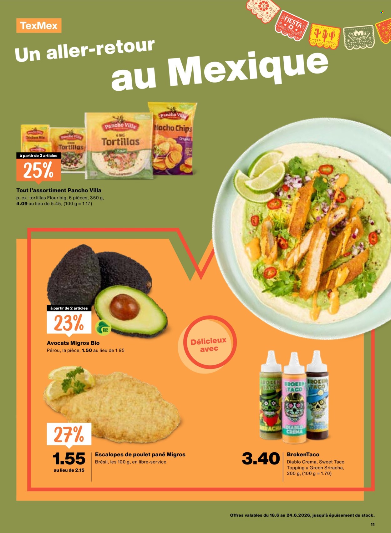 Volantino Migros - 18.6.2026 - 24.6.2026. Pagina 11. Pagina 11