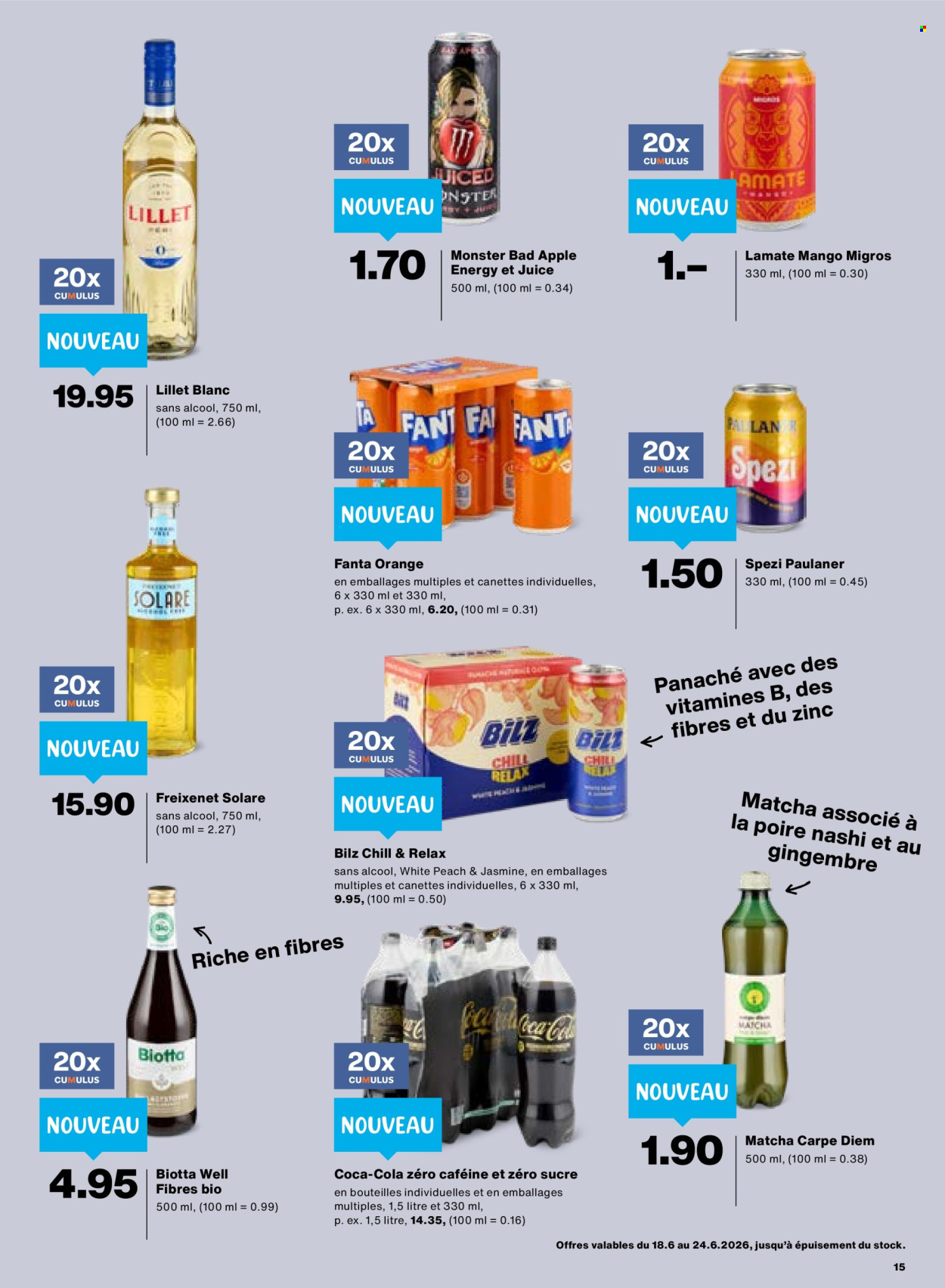 Volantino Migros - 18.6.2026 - 24.6.2026. Pagina 15. Pagina 15