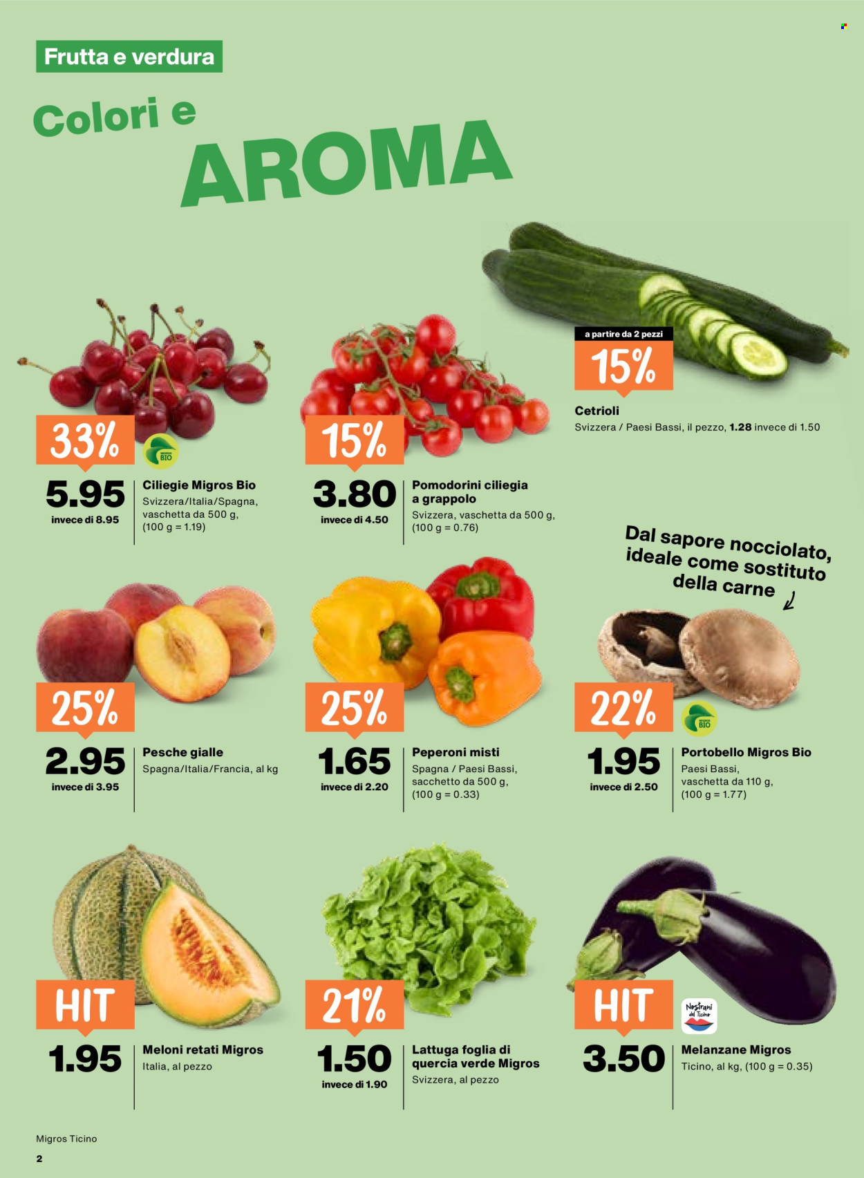 Volantino Migros - 18.6.2026 - 24.6.2026. Pagina 2. Pagina 2