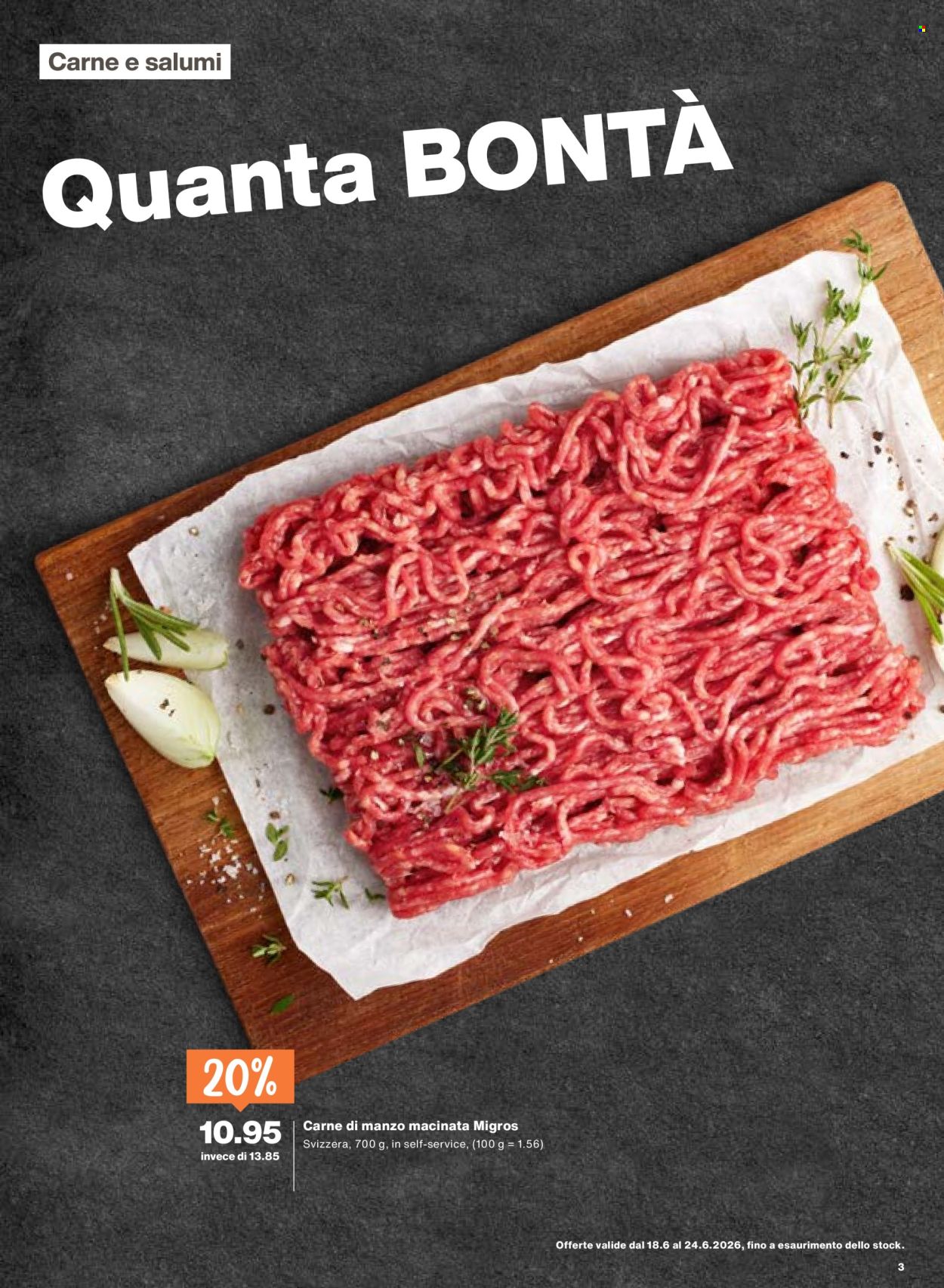 Volantino Migros - 18.6.2026 - 24.6.2026. Pagina 3. Pagina 3