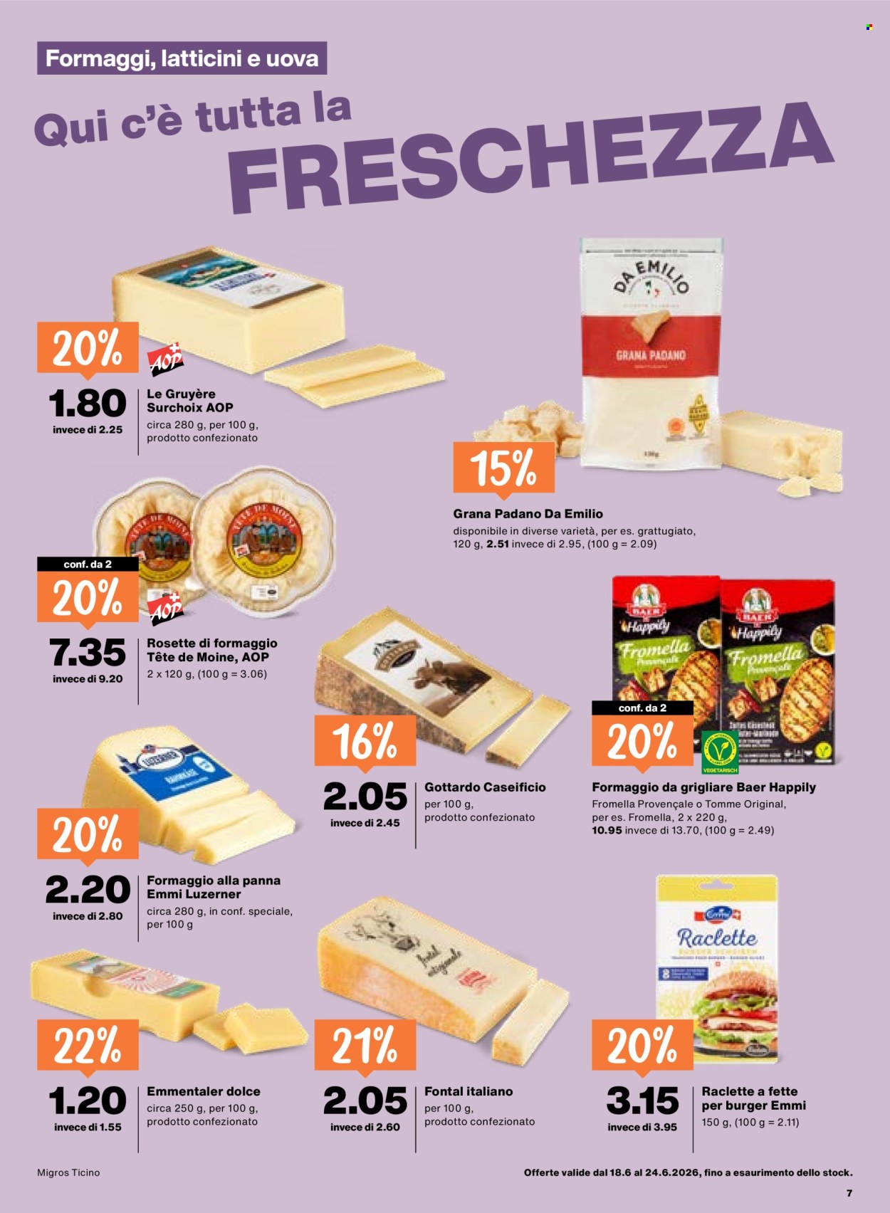 Volantino Migros - 18.6.2026 - 24.6.2026. Pagina 7. Pagina 7