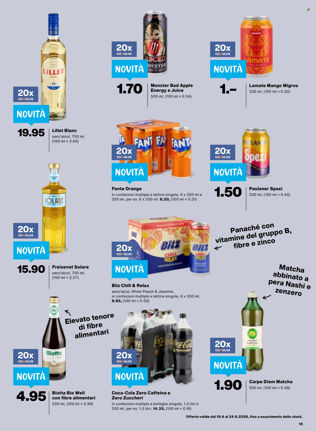 Volantino Migros - 18.6.2026 - 24.6.2026. Pagina 15. Pagina 15