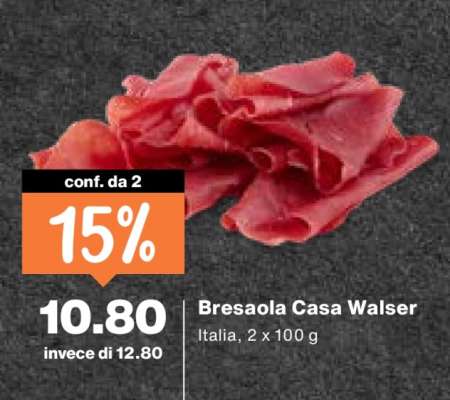 Bresaola Casa Walser