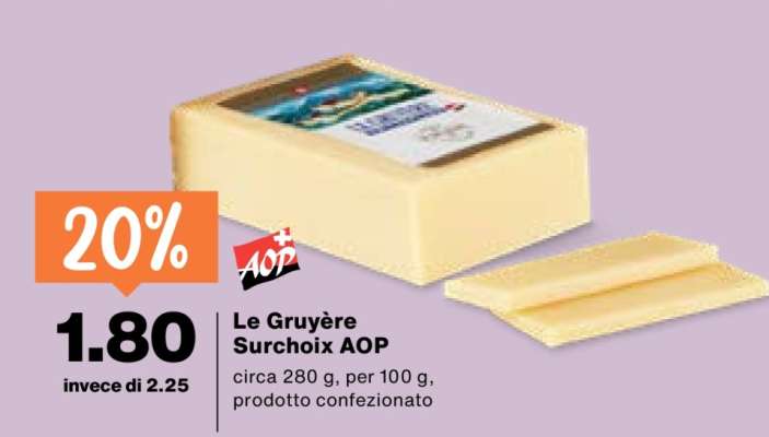 Le Gruyère Surchoix, AOP