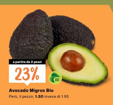 Avocado Migros Bio