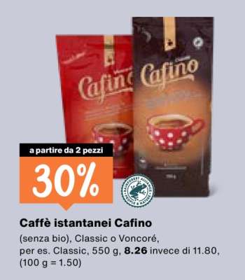 Caffè istantanei Cafino