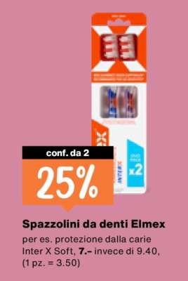 Spazzolini da denti Elmex