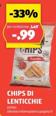 CHIPS DI LENTICCHIE
