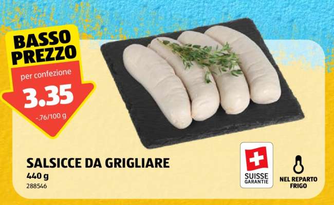 SALSICCE DA GRIGLIARE