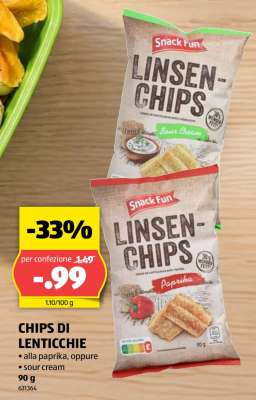 CHIPS DI LENTICCHIE