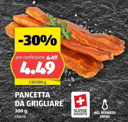 PANCETTA DA GRIGLIARE