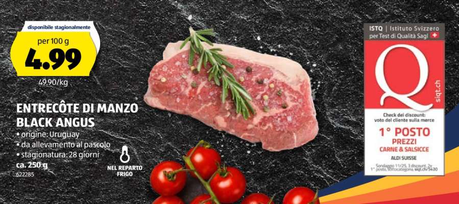 ENTRECÔTE DI MANZO BLACK ANGUS