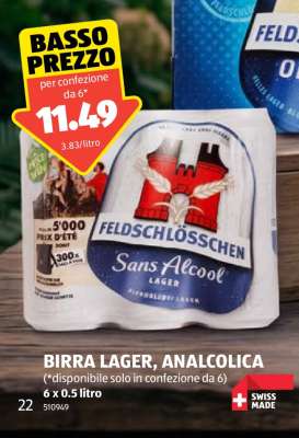 BIRRA LAGER analcolica
