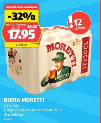 BIRRA MORETTI