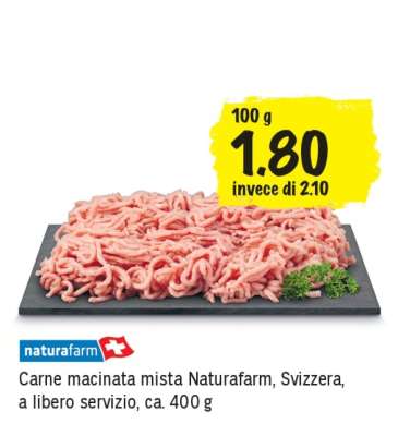 Carne macinata mista Naturafarm