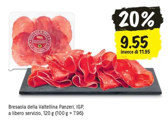 Bresaola della Valtellina Panzeri, IGP