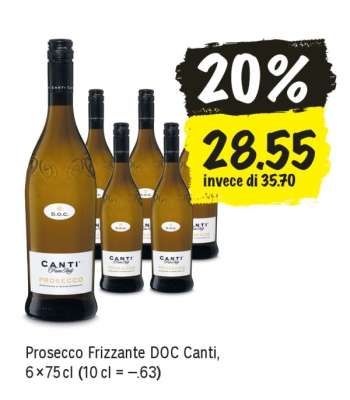 Prosecco Frizzante DOC Canti