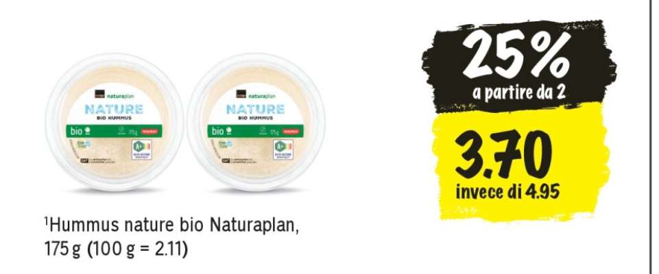 Hummus nature bio Naturaplan