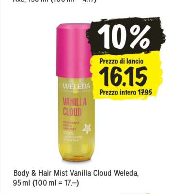 Body & Hair Mist Vanilla Cloud Weleda