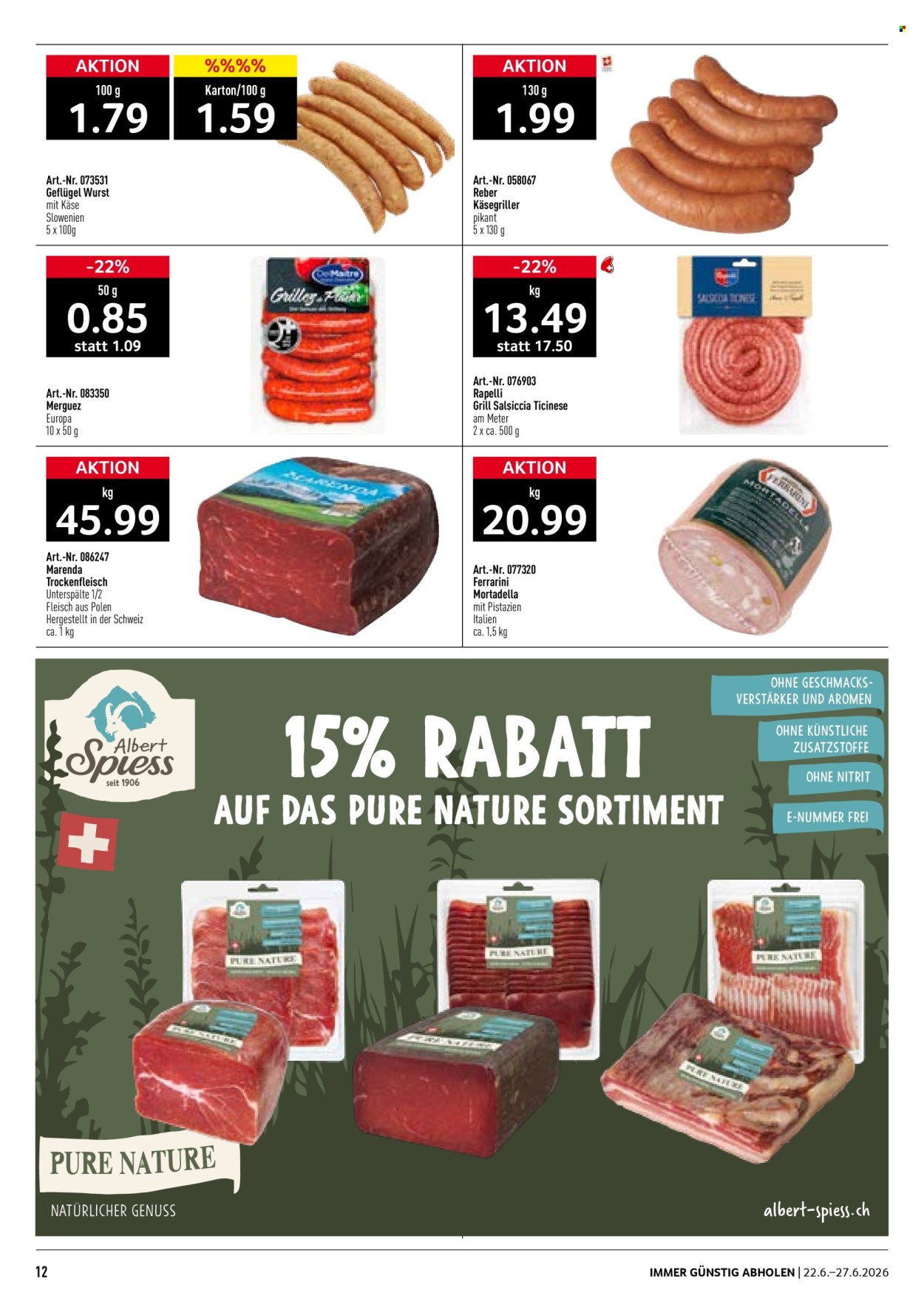 Volantino Prodega - 22.6.2026 - 27.6.2026. Pagina 12. Pagina 12