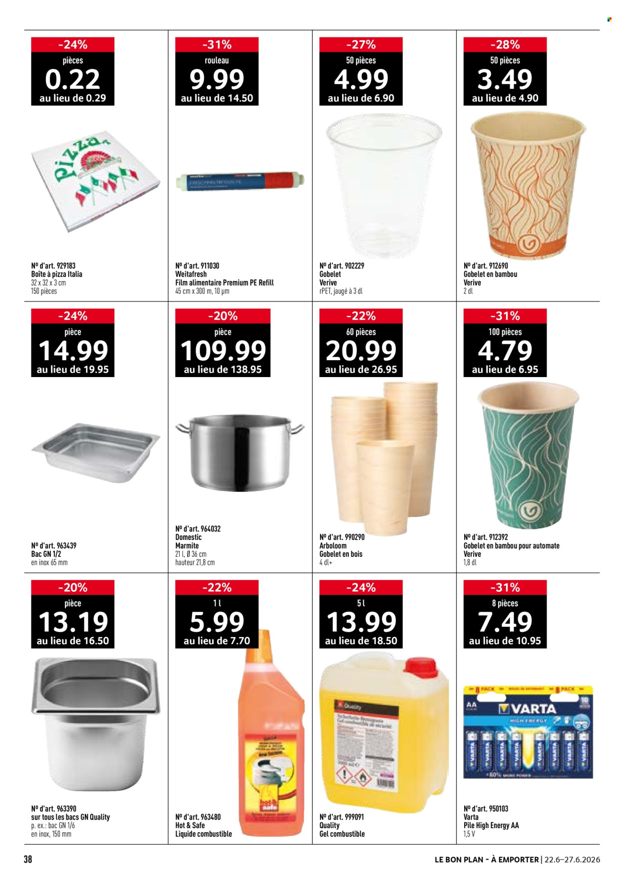 Volantino Prodega - 22.6.2026 - 27.6.2026. Pagina 38. Pagina 38