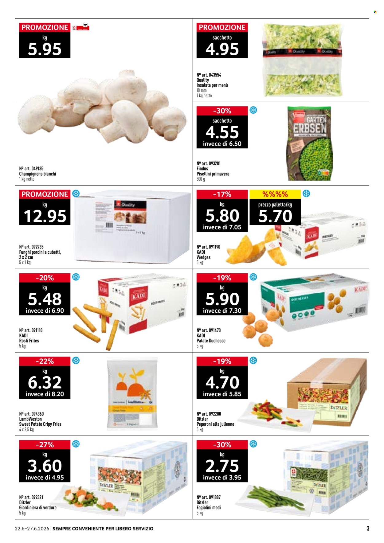 Volantino Prodega - 22.6.2026 - 27.6.2026. Pagina 3. Pagina 3