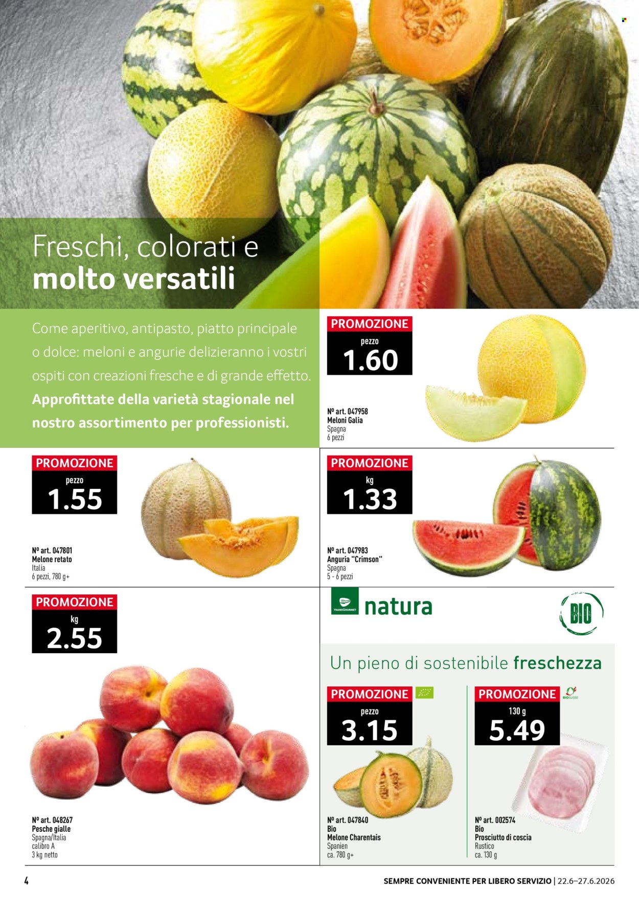 Volantino Prodega - 22.6.2026 - 27.6.2026. Pagina 4. Pagina 4
