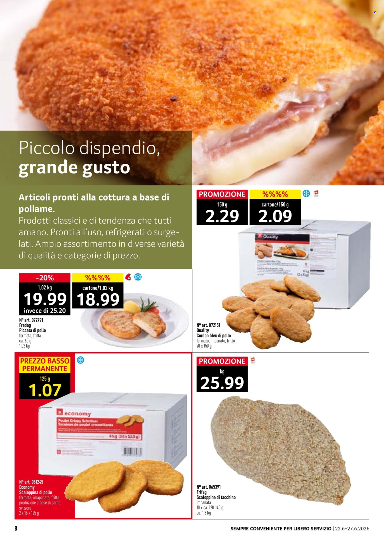 Volantino Prodega - 22.6.2026 - 27.6.2026. Pagina 8. Pagina 8
