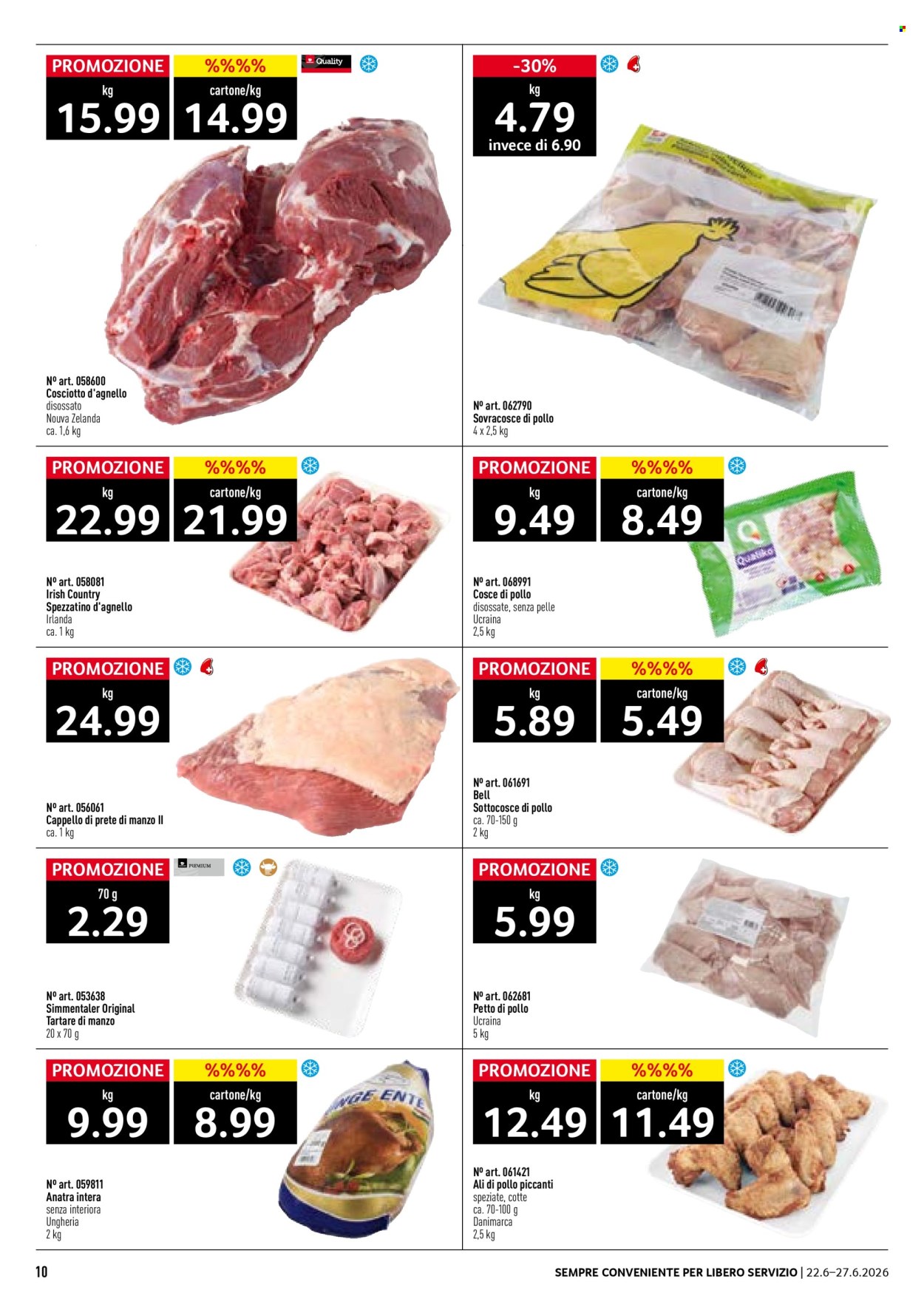Volantino Prodega - 22.6.2026 - 27.6.2026. Pagina 10. Pagina 10