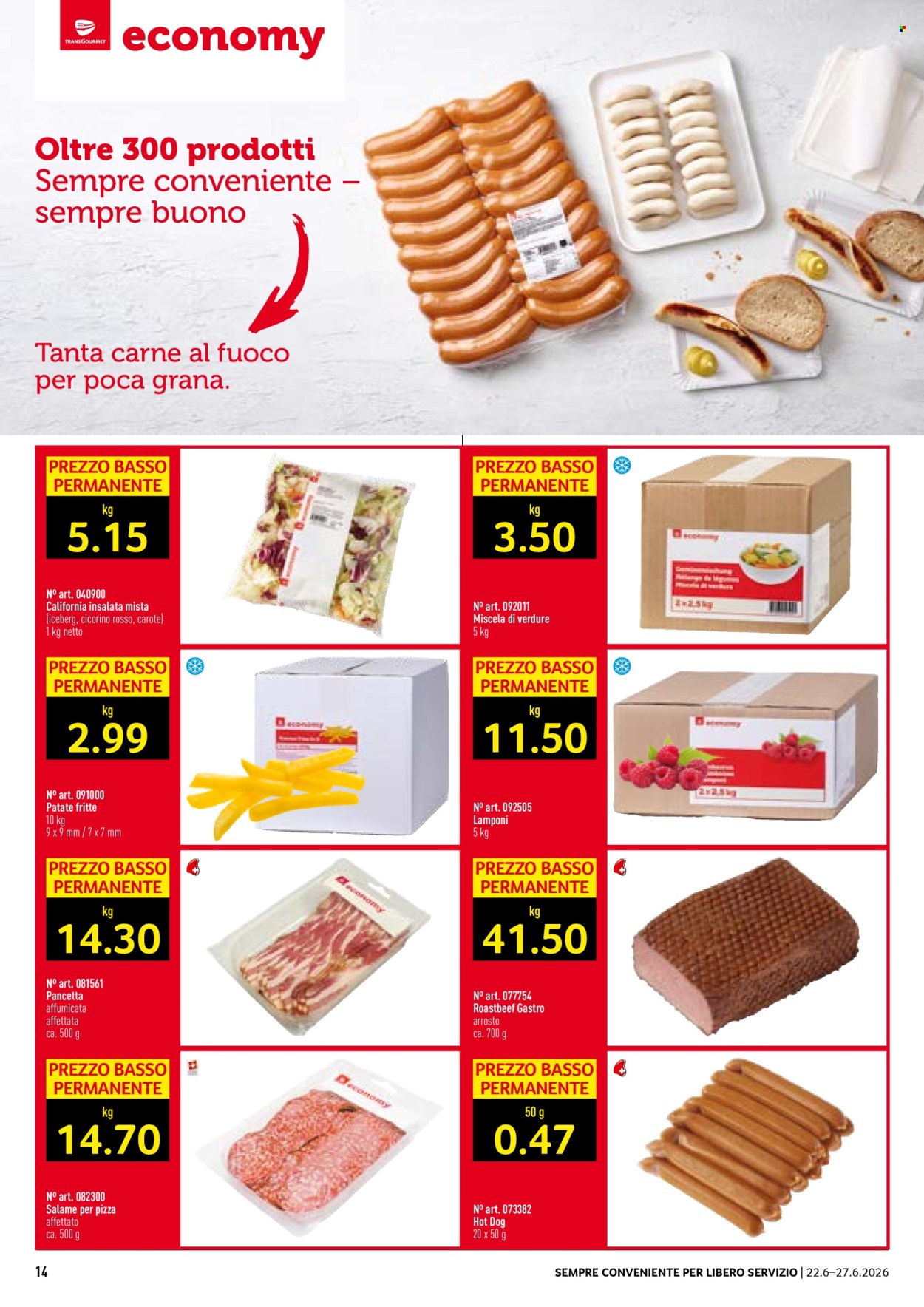 Volantino Prodega - 22.6.2026 - 27.6.2026. Pagina 14. Pagina 14