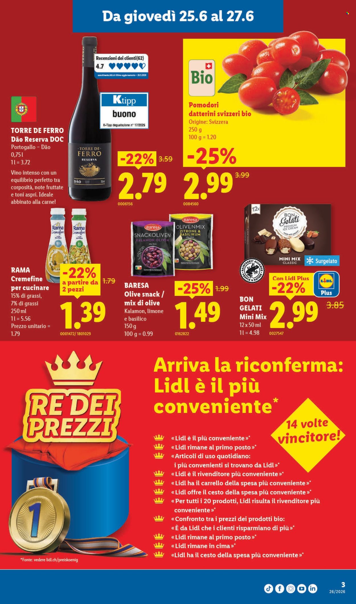 Volantino Lidl - 25.6.2026 - 1.7.2026. Pagina 3. Pagina 3