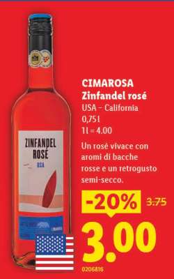 CIMAROSA Zinfandel rosé