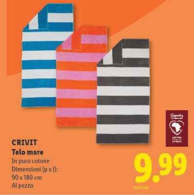 CRIVIT Telo mare