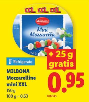 MILBONA Mozzarelline mini XXL