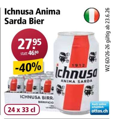 Ichnusa Anima Sarda Bier